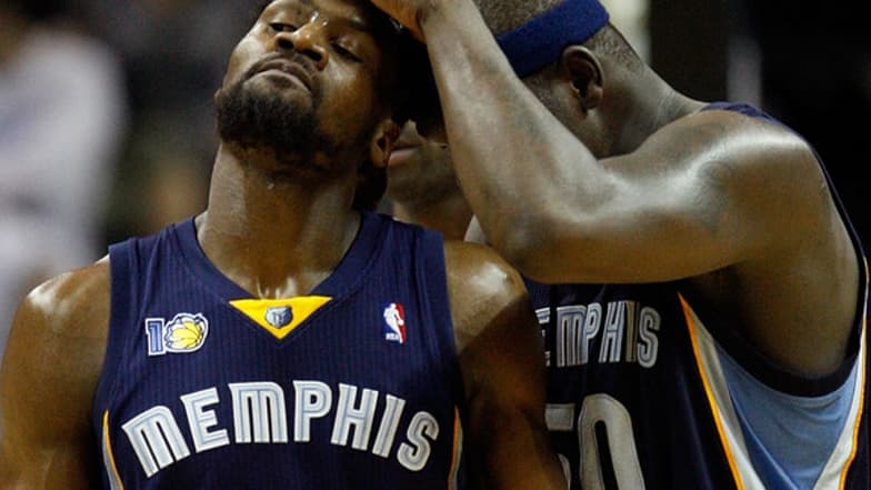 Zach Randolph, à droite