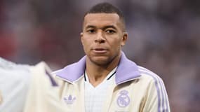 Kylian Mbappé avec le Real Madrid le 9 novembre 2024