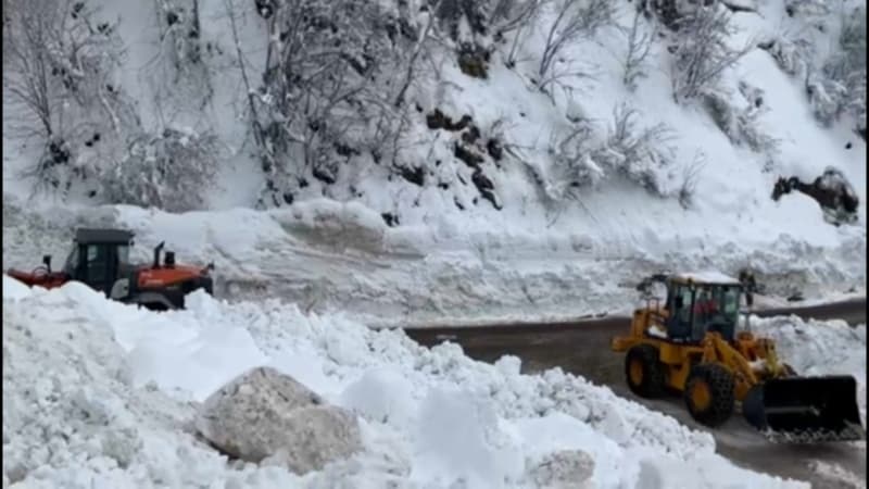 "On essaye de s’occuper": ces vacanciers coupés du monde à cause des avalanches dans les Alpes