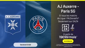Foncez sur DAZN pour suivre le match Auxerre-PSG à prix réduit
