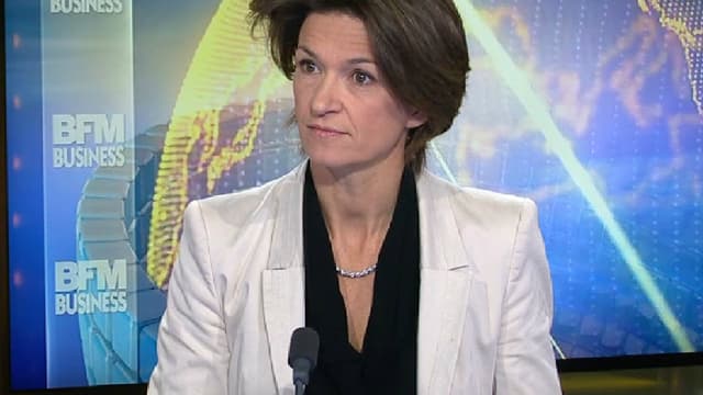 Isabelle Kocher, la PDG d'Engie sur le plateau de BFM Business.