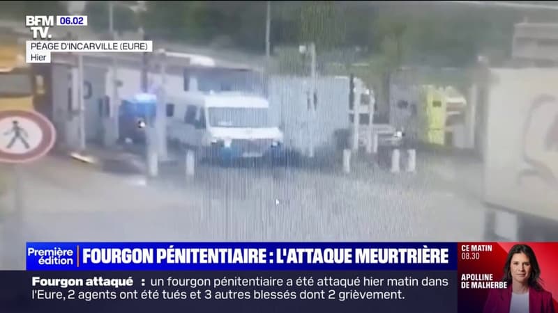 Regarder la vidéo Fourgon pénitentiaire: récit de l'attaque meurtrière dans l'Eure