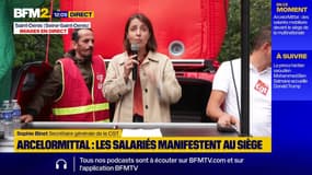 "Le seul moyen de sauver notre acier": Sophie Binet (CGT) réclame la nationalisation d'ArcelorMittal