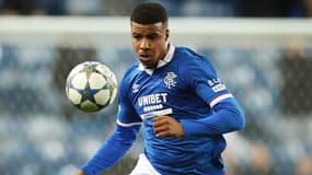 Hamza Igamane, attaquant des Rangers, le 19 août 2025