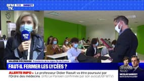 Covid-19: Valérie Pécresse propose "un testing massif dans les lycées" d'Île-de-France