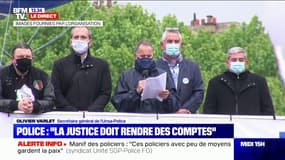 "Monsieur le garde des Sceaux, réveillez-vous": Olivier Varlet (secrétaire général de l'Unsa-Police) appelle à "des changements majeurs" lors du rassemblement des policiers à Paris