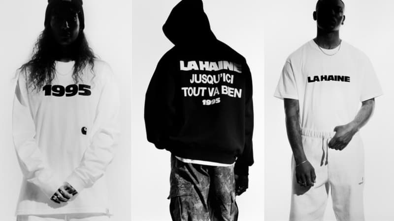 Des pièces de la collection "La Haine" x Carhartt WIP