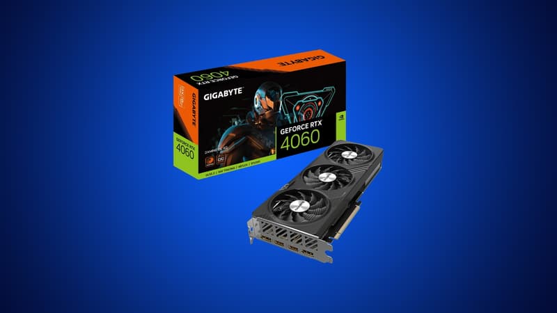 Très bien notée, cette carte graphique RTX 4060 est à moins de 400 euros
