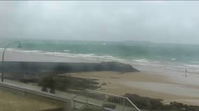 La dépression "Antoni" provoque de fortes intempéries sur le littoral d'Ille-et-Vilaine.