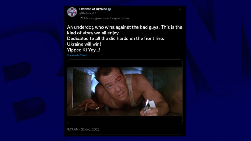 Sur Twitter, l'Ukraine se compare à Bruce Willis dans le film Die Hard