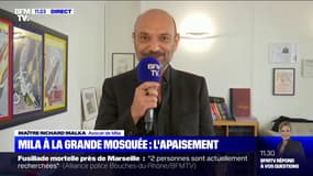 Mila invitée par le recteur de la Grande Mosquée de Paris: "Aucun des deux n'a hésité (...) ils étaient très désireux de cette rencontre", confie Richard Malka