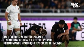 Angleterre-N.Zélande : les All Blacks réalisent leur deuxième pire performance historique en Coupe du monde 