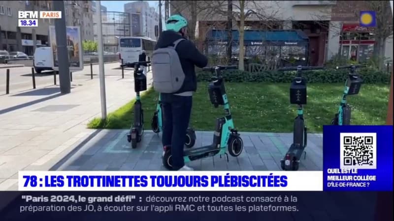 Yvelines: les trottinettes électriques toujours plébiscitées