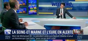 Inondations: la Seine-Maritime et l'Eure en vigilance rouge