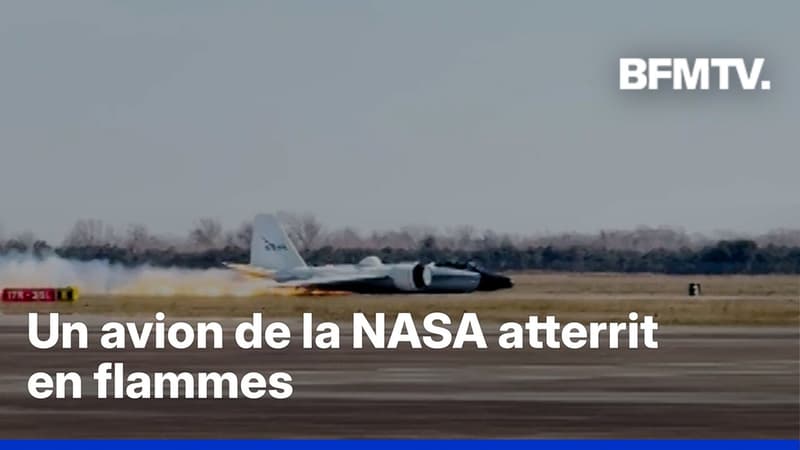 Au Texas, un avion de la NASA atterrit en flammes suite à un problème mécanique"