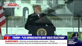 Donald Trump: "Nous exigeons que le Congrès fasse ce qu'il faut et qu'il ne compte que les voix légales"