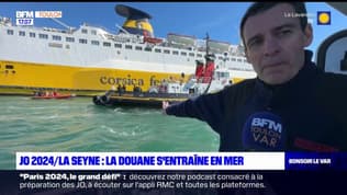 La-Seyne-sur-Mer: la douane s’entraîne en mer pour les JO 2024