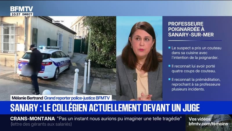 Professeure poignardée à Sanary-sur-Mer: le collégien entendu par un juge d'instruction