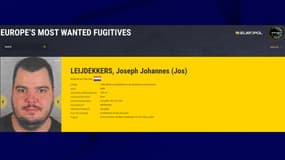 La fiche Europol de Jos Leijdekkers. 
