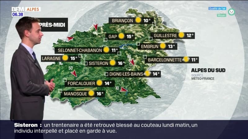 Météo Alpes du Sud: un ciel bleu pour ce mercredi et jusqu'à 16°C à Manosque