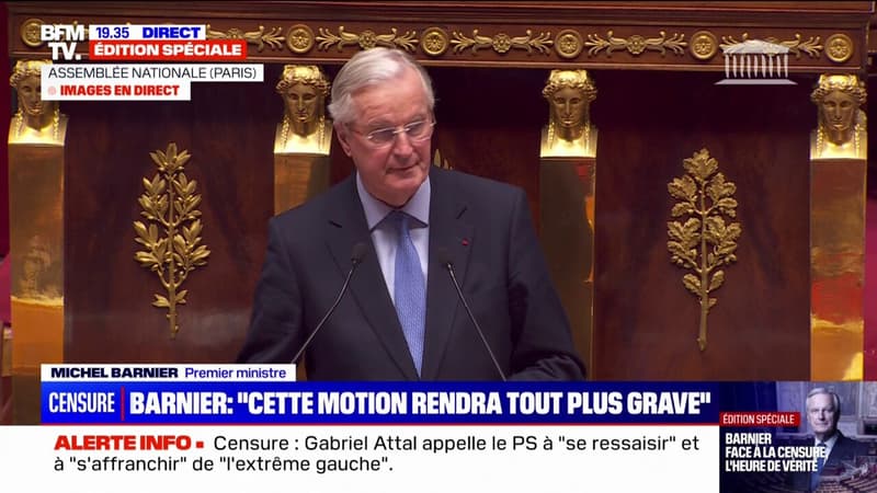 Motion de censure: 