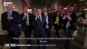 LIGNE ROUGE - Après son discours à l'ONU, Emmanuel Macron a été bloqué par le convoi de Donald Trump