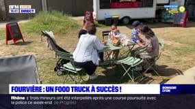 Un food-truck fait le plein à Fourvière !