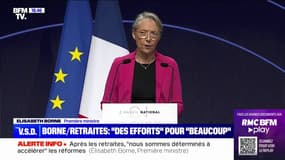 Réforme des retraites promulguée: "Il n'y a ni vainqueur ni vaincu", affirme Élisabeth Borne