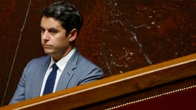 L'ancien Premier ministre Gabriel Attal à l'Assemblée nationale le 21 octobre 2024 (illustration).
