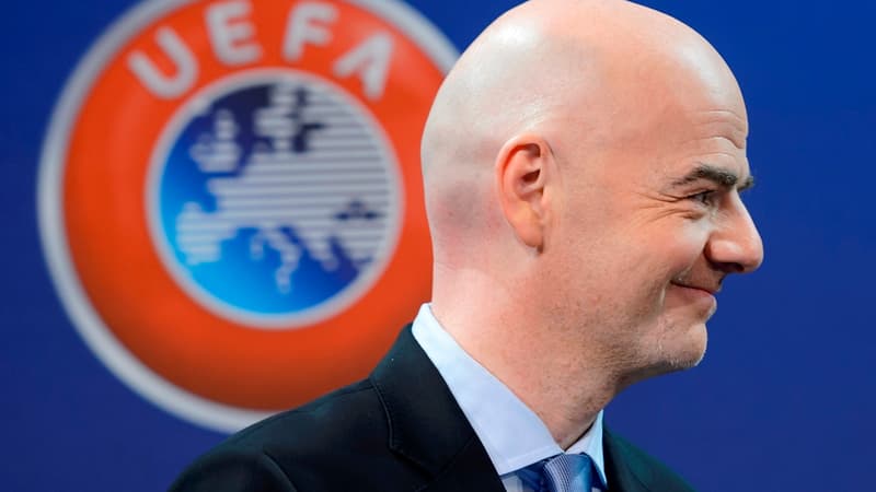 Gianni Infantino à l'époque où il travaillait pour l'UEFA