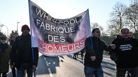 Manifestants à Amiens le 21 novembre 2019