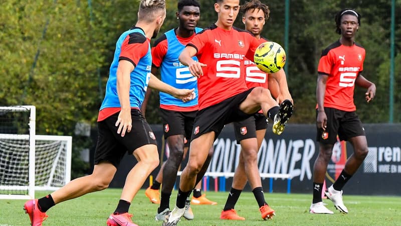 Rennes à l'entraînement