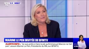 Marine Le Pen à propos du photomontage à Forbach: "Je ne sais pas ce qui est passé par la tête de ce candidat, je suis estomaquée"