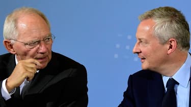 Wolfgang Schaüble et Bruno Le Maire ont affiché leurs convergences ce lundi à Berlin.