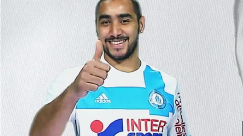 Dimitri Payet avec le maillot de l'OM