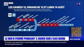 Île-de-France: le RER B fermé pendant trois jours sur l'axe nord