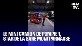 TANGUY DE BFM - Le mini-camion de pompier de Montparnasse, star des réseaux sociaux 