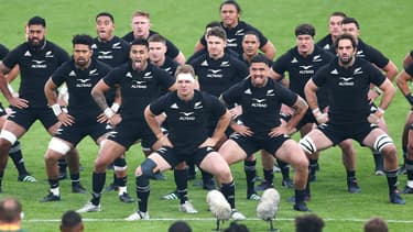 Le haka des All Blacks face à l'Afrique du Sud en Rugby Championship, le 13 août 2022