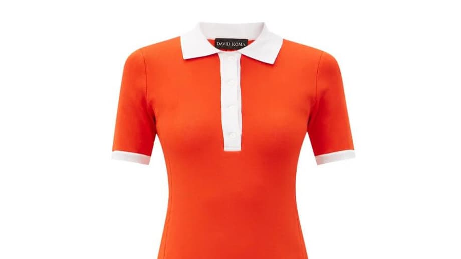 Robe polo mi-longue David Korma 