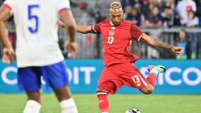 Le footballeur international canadien Derek Cornelius, à Bordeaux le 9 juin 2024