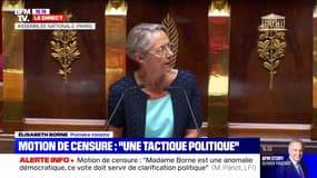 Élisabeth Borne aux députés Nupes: "Je vous l'apprends peut-être, vous n'avez pas gagné les élections"