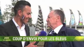Football / Equipe de France / Aulas à fond derrière les Bleus - 15/06