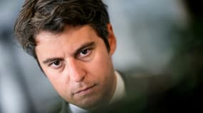 Le Premier ministre français Gabriel Attal visite l'entreprise d'emballage LivingPackets à Sainte-Luce-sur-Loire, près de Nantes, le 14 juin 2024