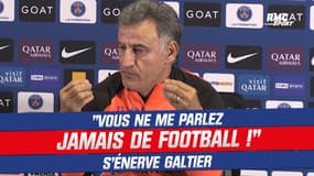 PSG : "Vous ne me parlez jamais de football !" s'énerve Galtier