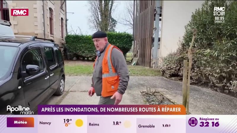 Après les inondations, de nombreuses routes à réparer