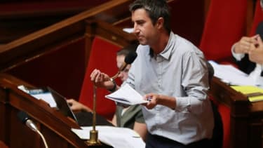 Le député LFI François Ruffin à l'Assemblée nationale, le 26 juin 2017