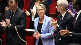 Elisabeth Borne à l'Assemblée nationale ce mardi 21 mars.