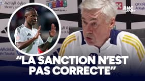 Real Madrid : La réponse sèche d'Ancelotti sur Vinicius, suspendu 2 matches