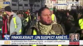 Injures antisémites envers Alain Finkielkraut: un suspect placé en garde à vue