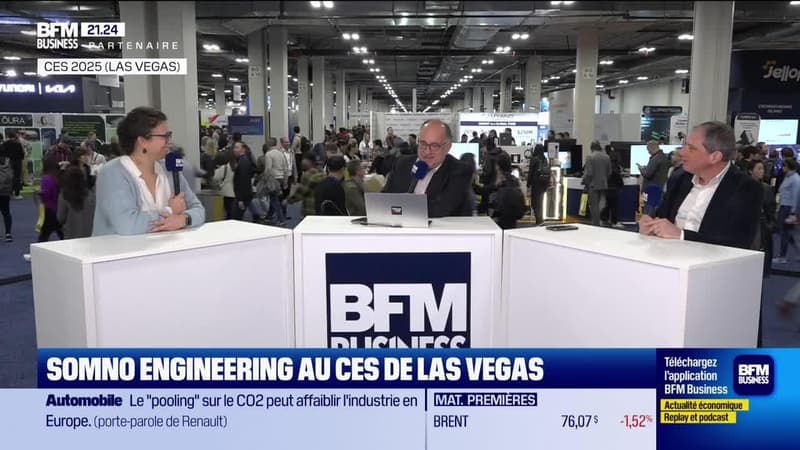 Frédéric Rossi (Business France) et Maud De La Belleissue (Somno Engineering) : Somno Engineering au CES de Las Vegas - 08/01